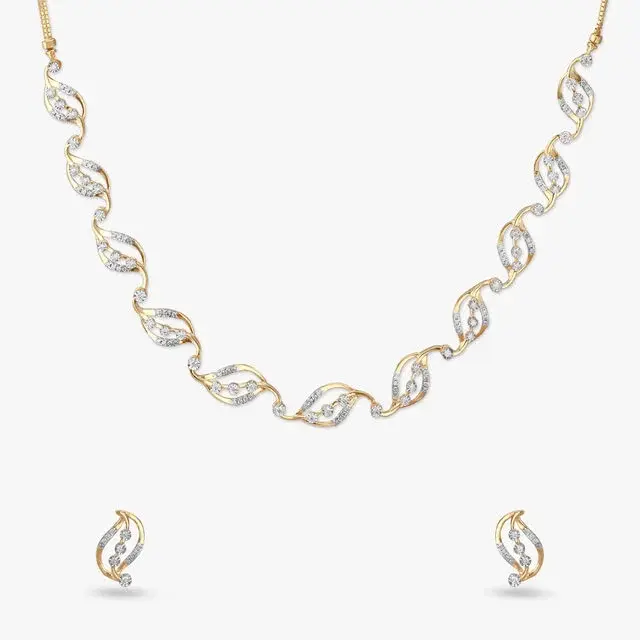 Dancing Waves Diamond Necklace