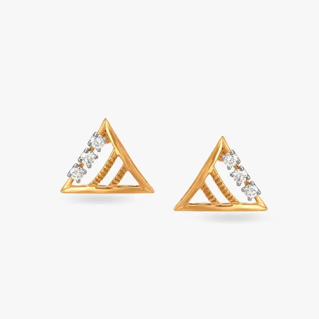 Gleam Style Diamond Earrings
